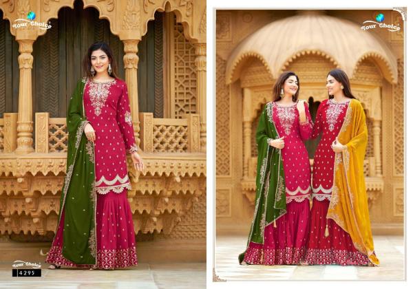 Your Choice Coral Festival Wear Georgette Designer Salwar Suits